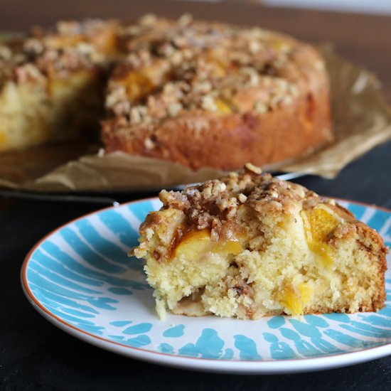 Fresh Nectarine Cake