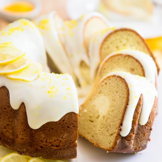 Lemon Cream Cheese Bundt Cake