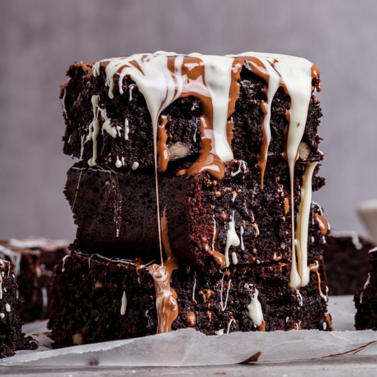 Triple Chocolate Brownies