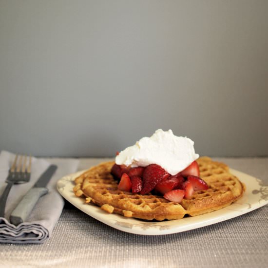 Irish Cream Waffles