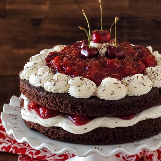 Flourless Black Forest Cake