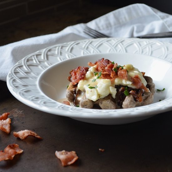 Breakfast Poutine Waffles