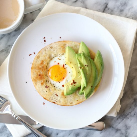 Avocado Egg in a Bagel