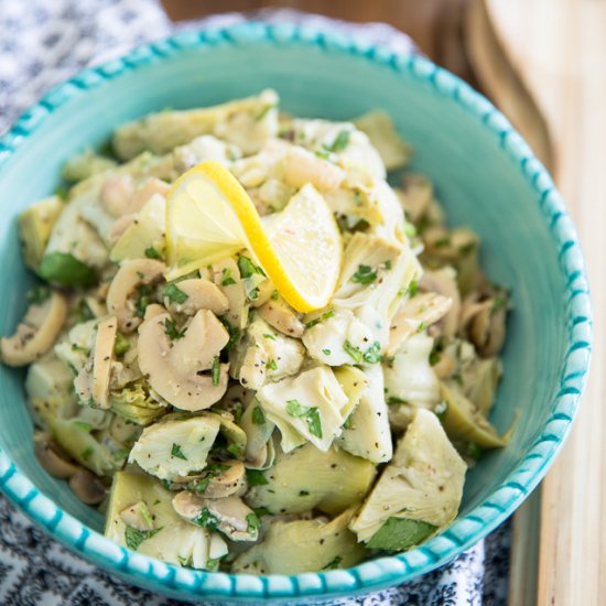 Lemony Artichoke Salad