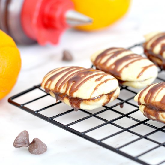 Orange-Chocolate Sandwich Cookies