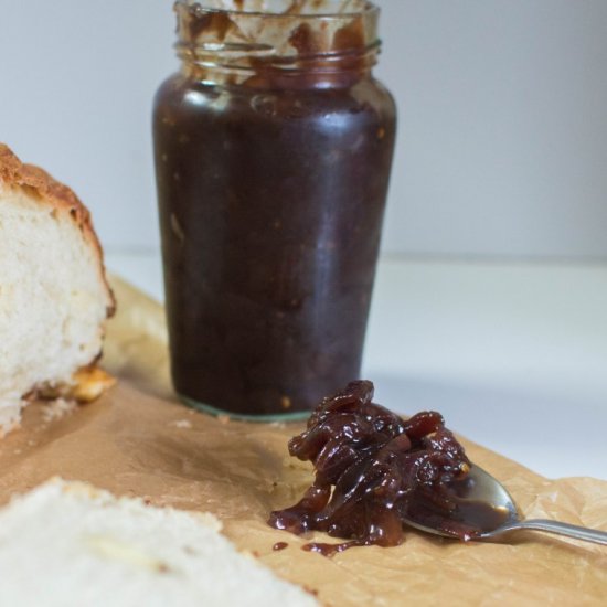 Caramelised Red Onion Chutney Bread