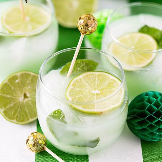 Mojito Sherbet Punch