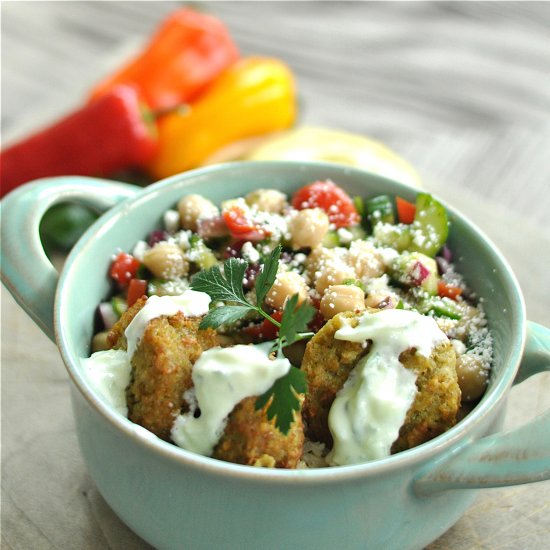 Falafel Rice Bowls