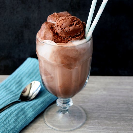 Chocolate Ice Cream Soda