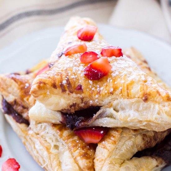 Strawberry Nutella Turnovers