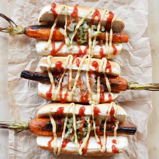 Vegan Carrot Dogs