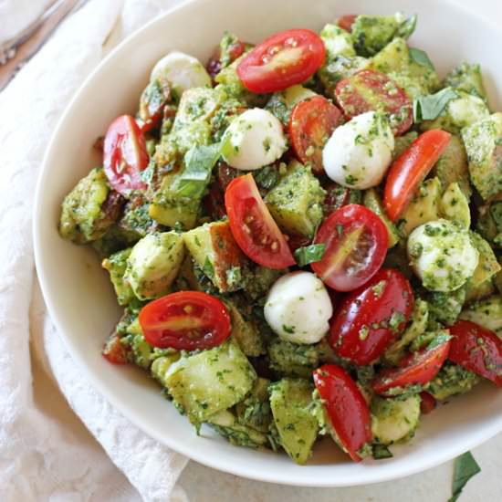 caprese potato salad