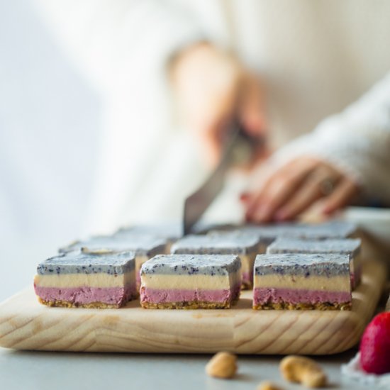 Vegan & Paleo Berry Cashew Bars