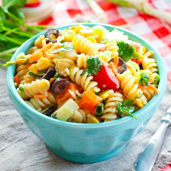 Chipotle Ranch Summer Pasta Salad