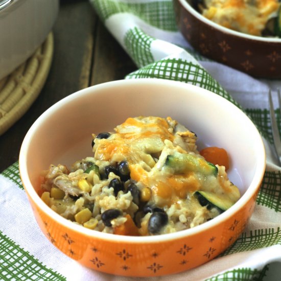 Mexican Chicken & Rice Casserole