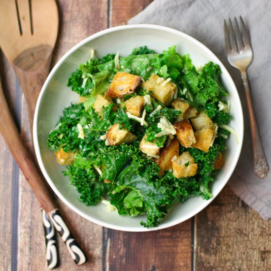 Kale Salad with Gruyere