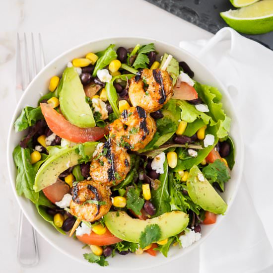 Southwestern Grilled Shrimp Salad