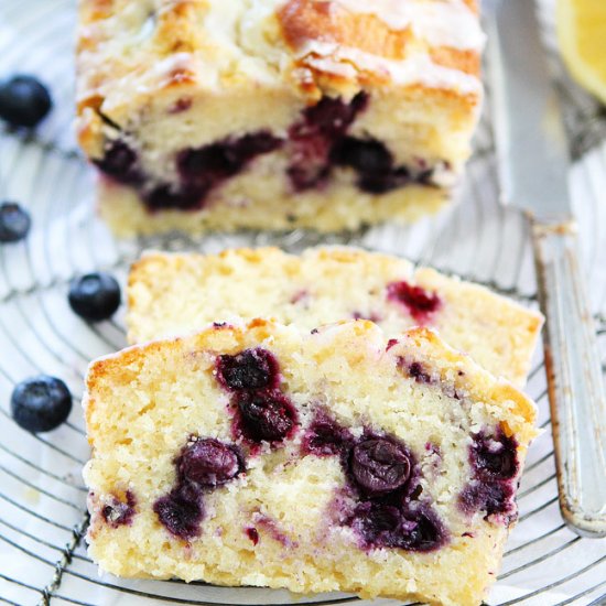 Lemon Blueberry Loaf Cake