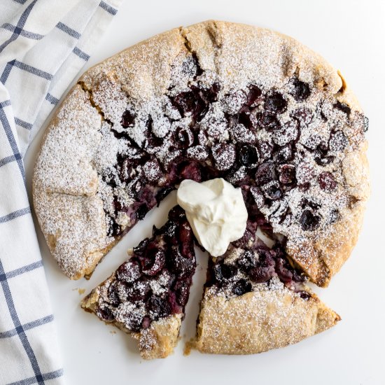 Cherry Frangipane Galette