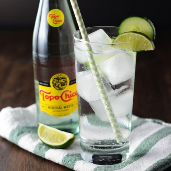 Topo Chico Cucumber Cocktails