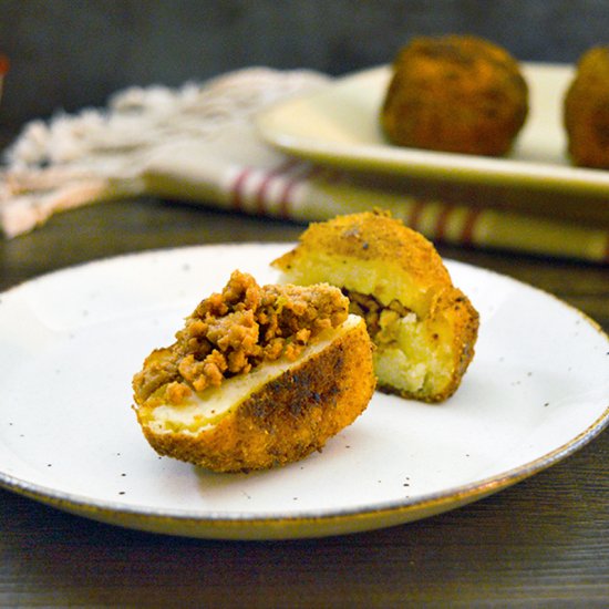 BOLD & SAVORY STUFFED POTATO BALLS