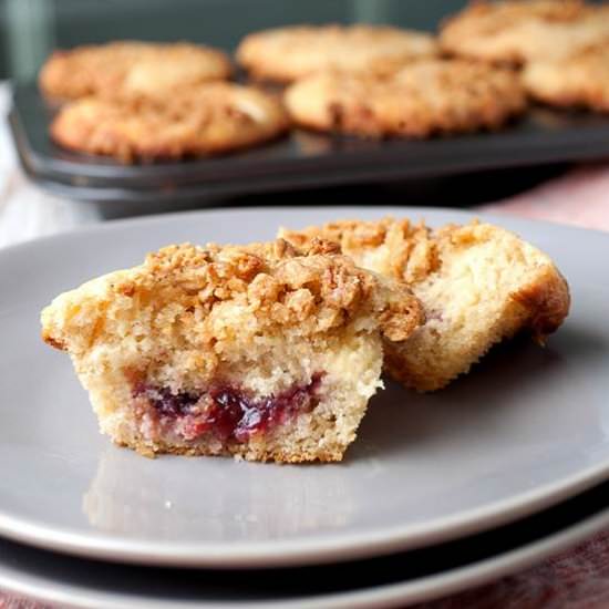 Cream Cheese & Jam Muffins