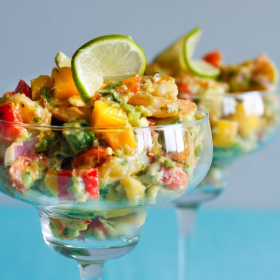 Shrimp ceviche my way