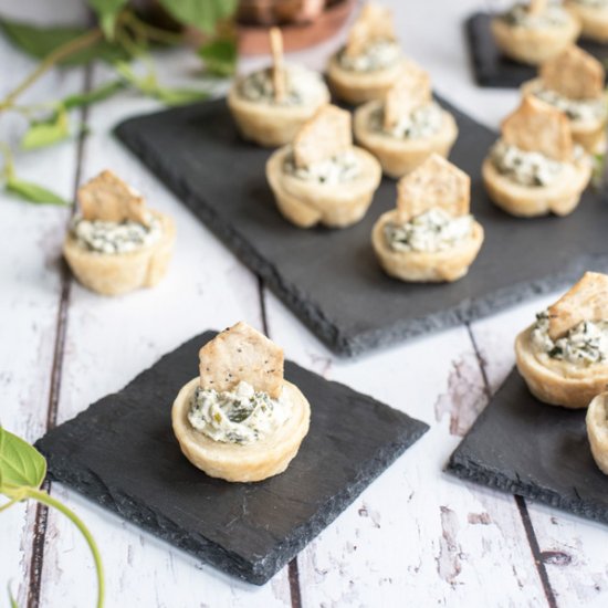 Mini Spinach Dip Tartlets