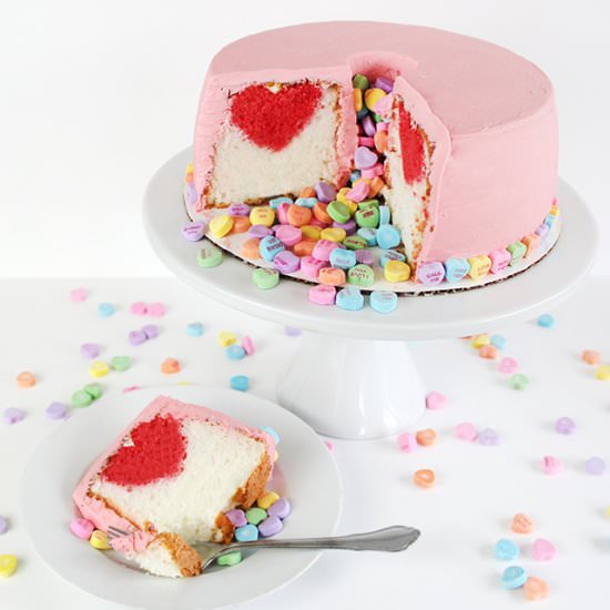 Hidden Heart Cake