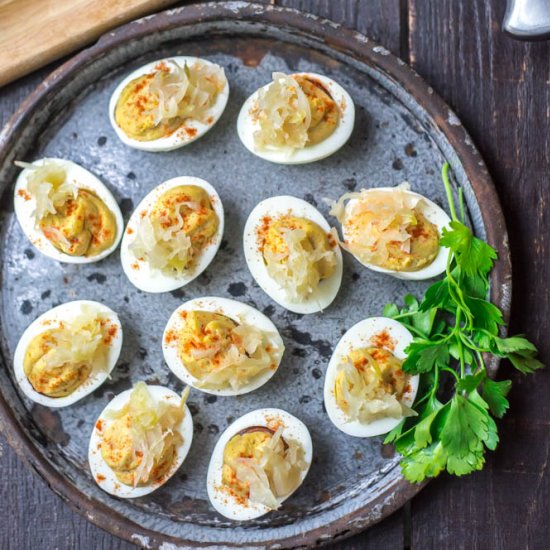 Cajun Devilled Eggs