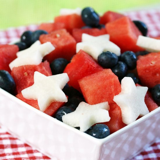 Easy Red White and Blue Salad