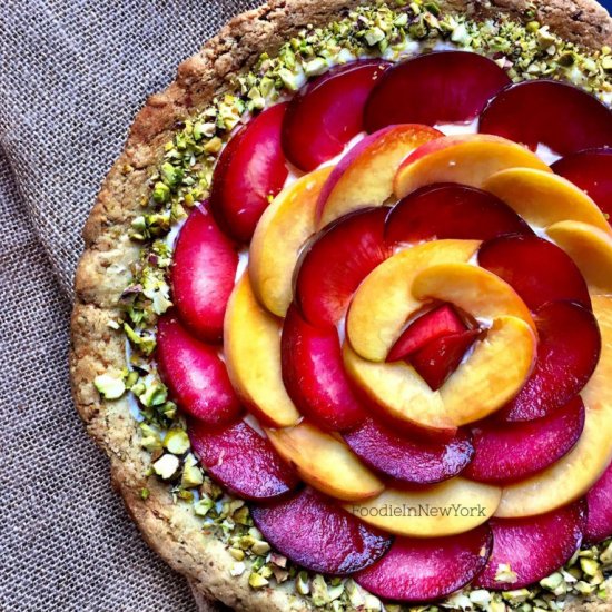 Tart with Pistachio-Almond Crust