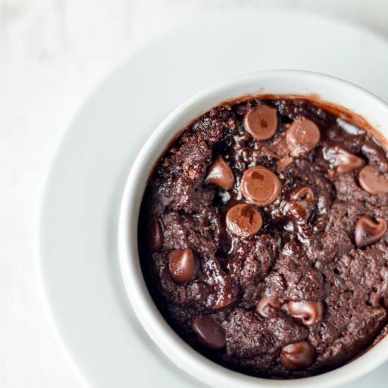 1-minute Microwave Brownie in a Mug