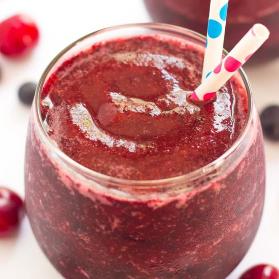 Berry Cherry Wine Slushies