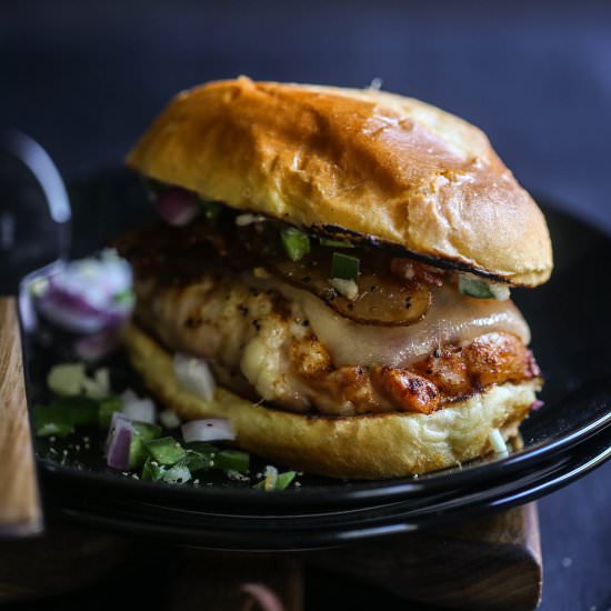 Spicy Bacon Chicken Sliders