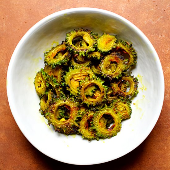 Crispy Karela (Bitter Gourd/Melon)