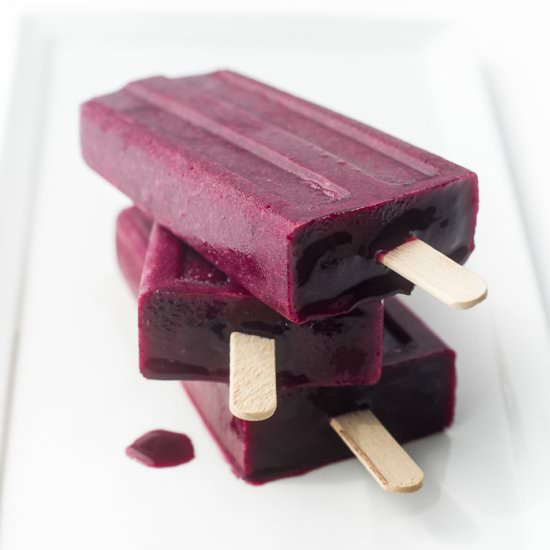 Cherry Lemonade Popsicles