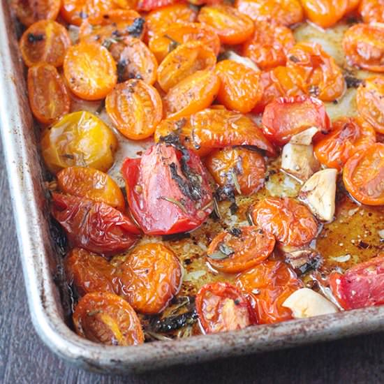 Roasted Tomatoes with Fresh Herbs