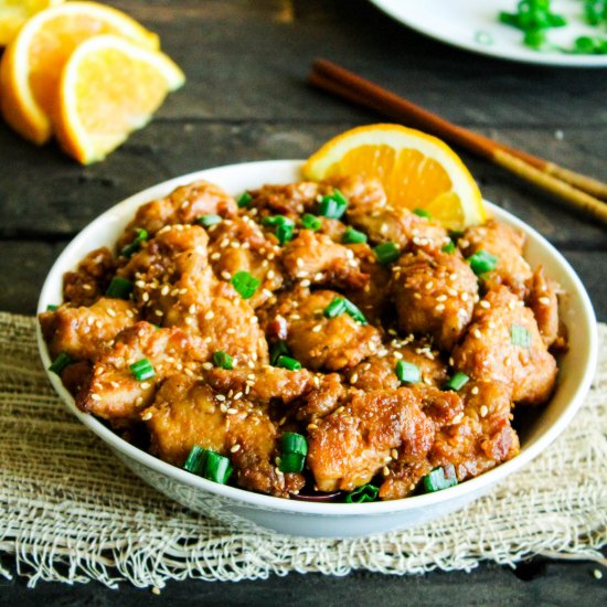 Spicy Orange Sesame Chicken