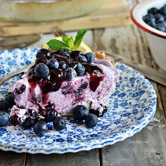 Blueberry Yogurt Pie