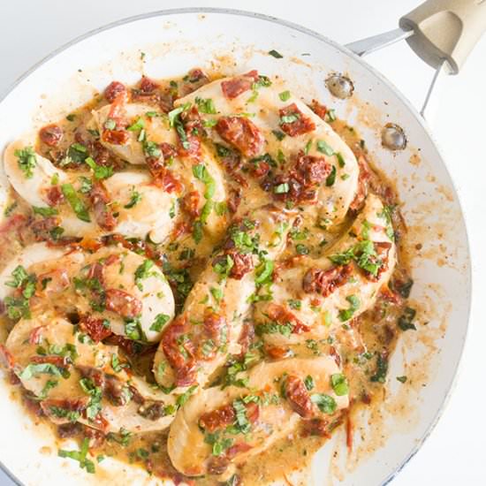 Creamy Sun-dried Tomato Chicken