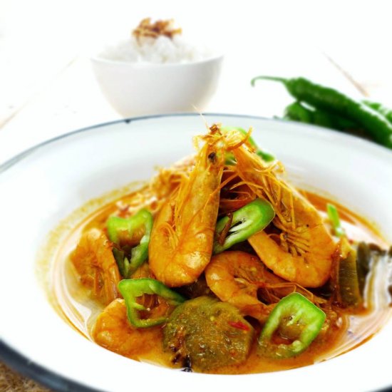 Indonesian Style Shrimps Curry