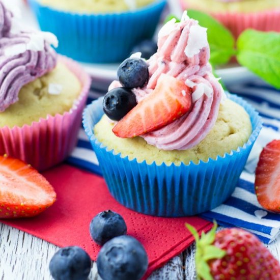 Vegan Strawberry Cupcakes