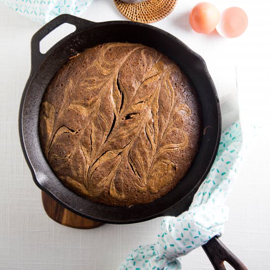 Almond Butter Swirl Brownie