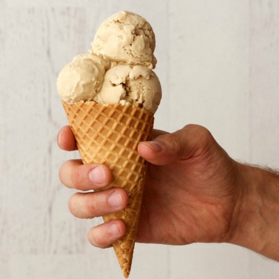 Vegan Salted Caramel Ice Cream