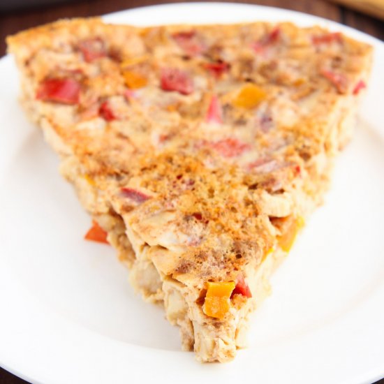 Chicken Fajita Quiche