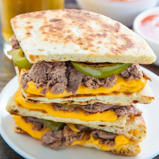 Philly Cheesesteak Quesadilla