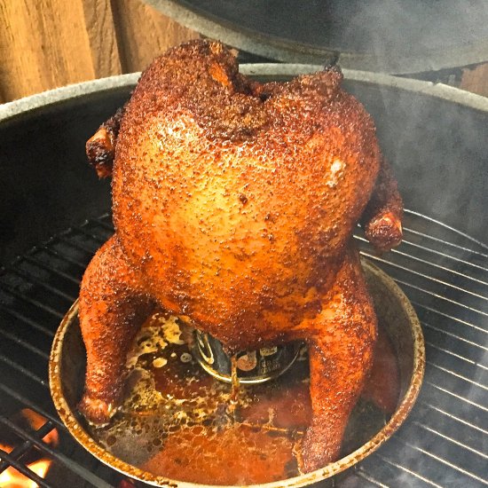 Grilled Beer Can Chicken