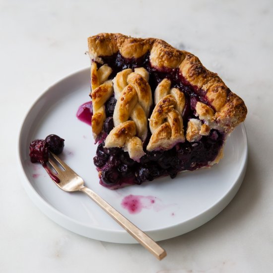 Black and Blueberry Pie