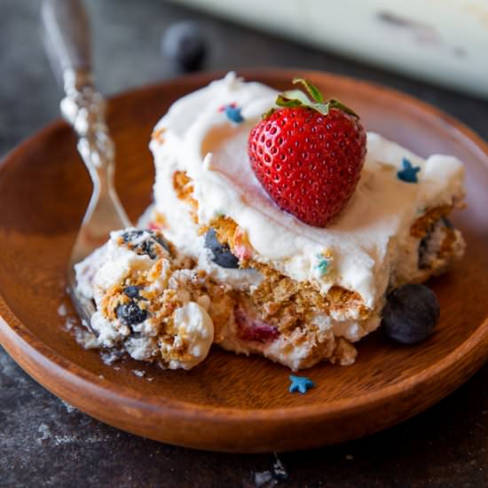 Berries ‘n’ Cream Icebox Cake